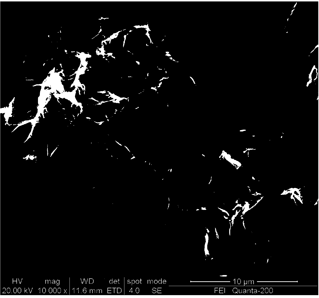 Method for preparing graphene through reduction of oxidized graphene