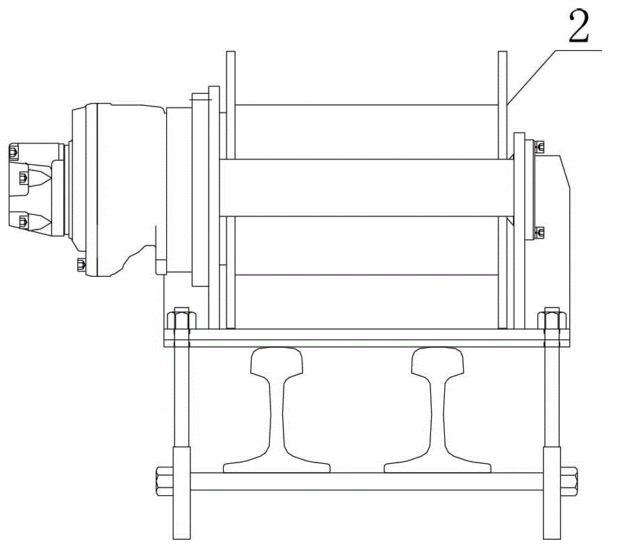 Rail turnout unit