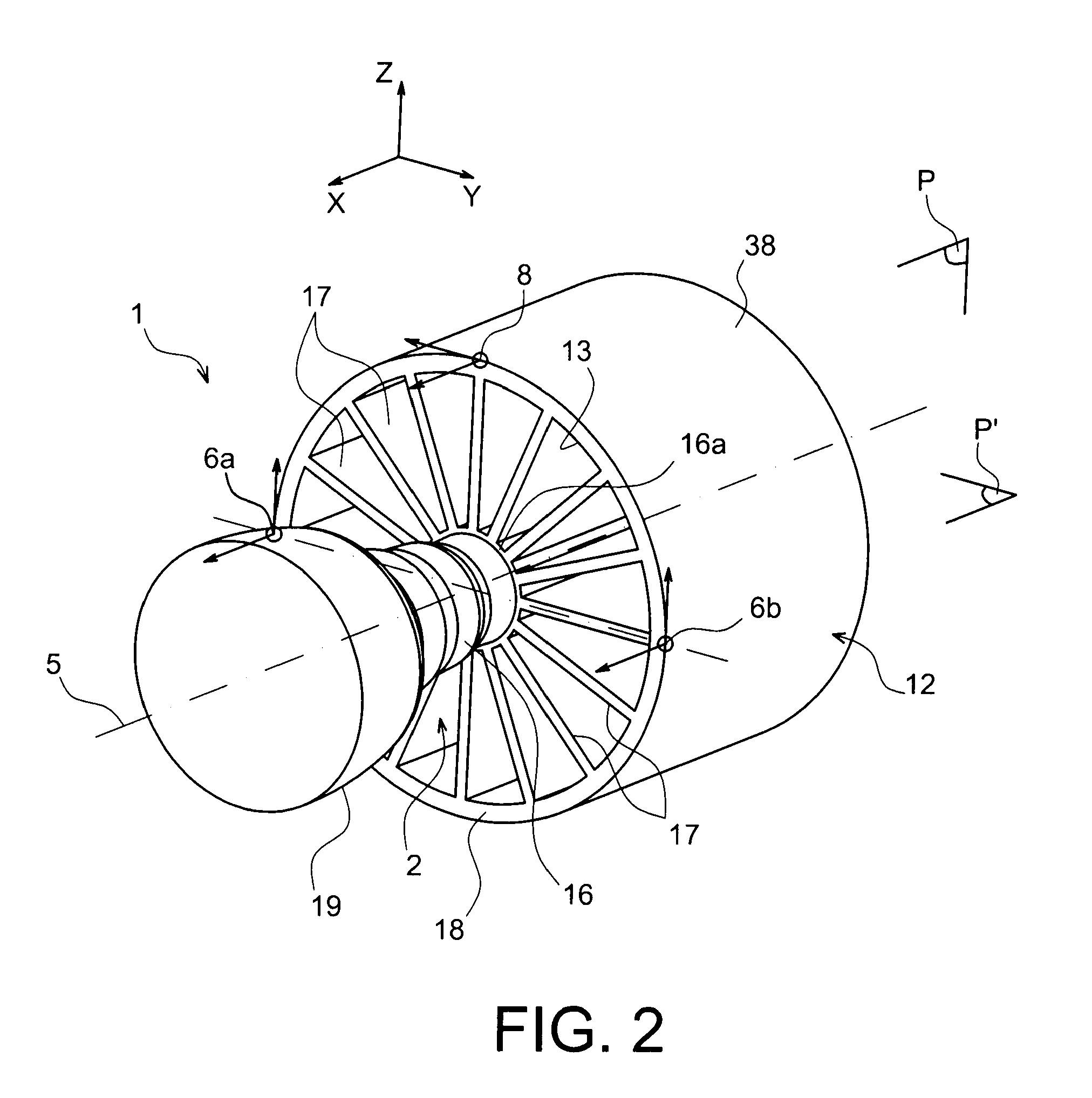 Engine assembly for aircraft with sliding nancelle