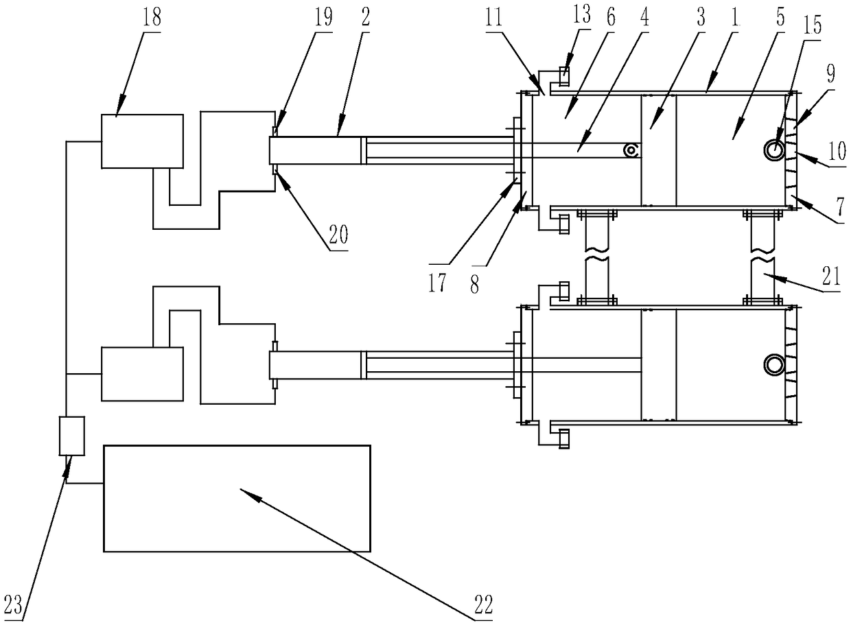 Operating method for electric hydraulic water spraying unit of ship propulsion system