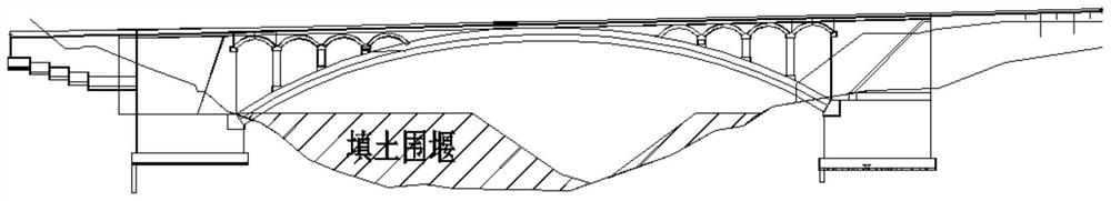 Arch bridge dismantling method