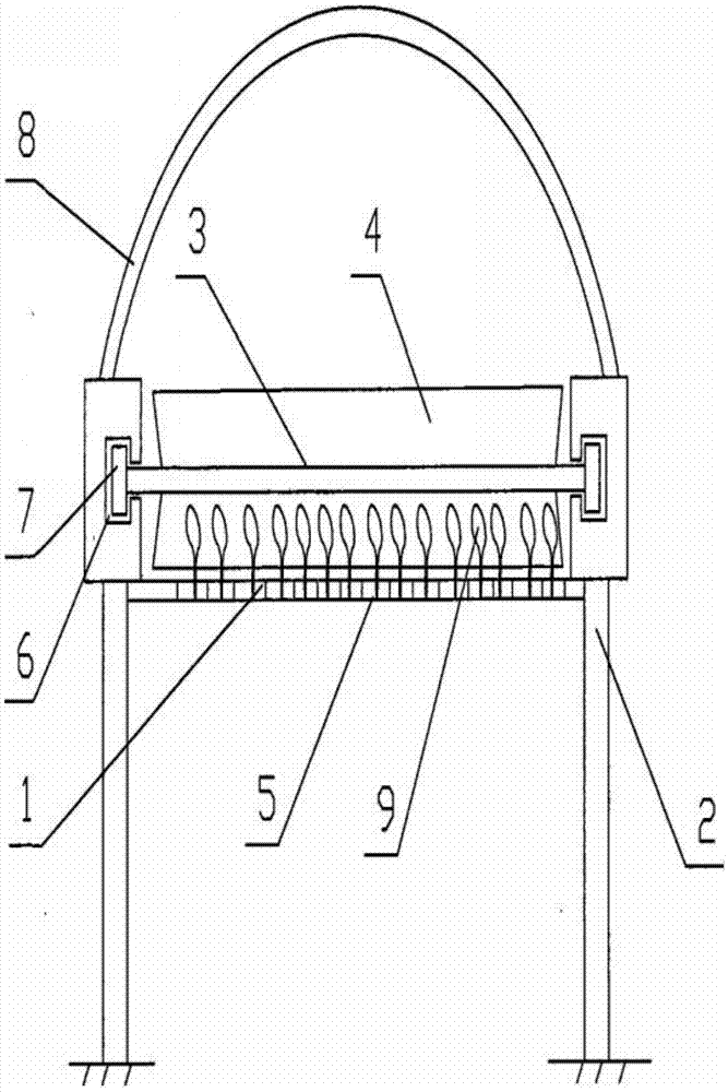 High efficiency tea picking device