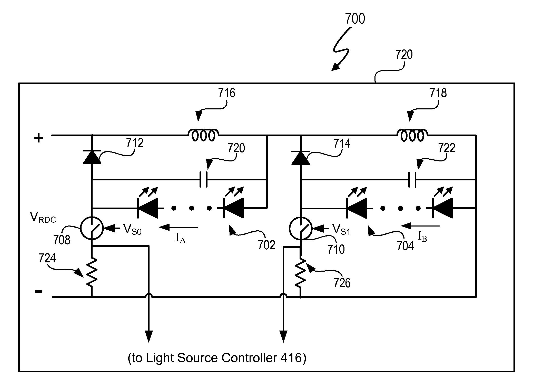 Color variations in a dimmable lighting device with stable color temperature light sources