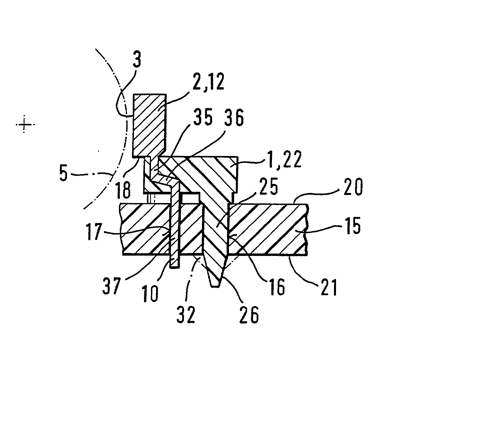 Component holder for a hall sensor and process for manufacturing a component holder