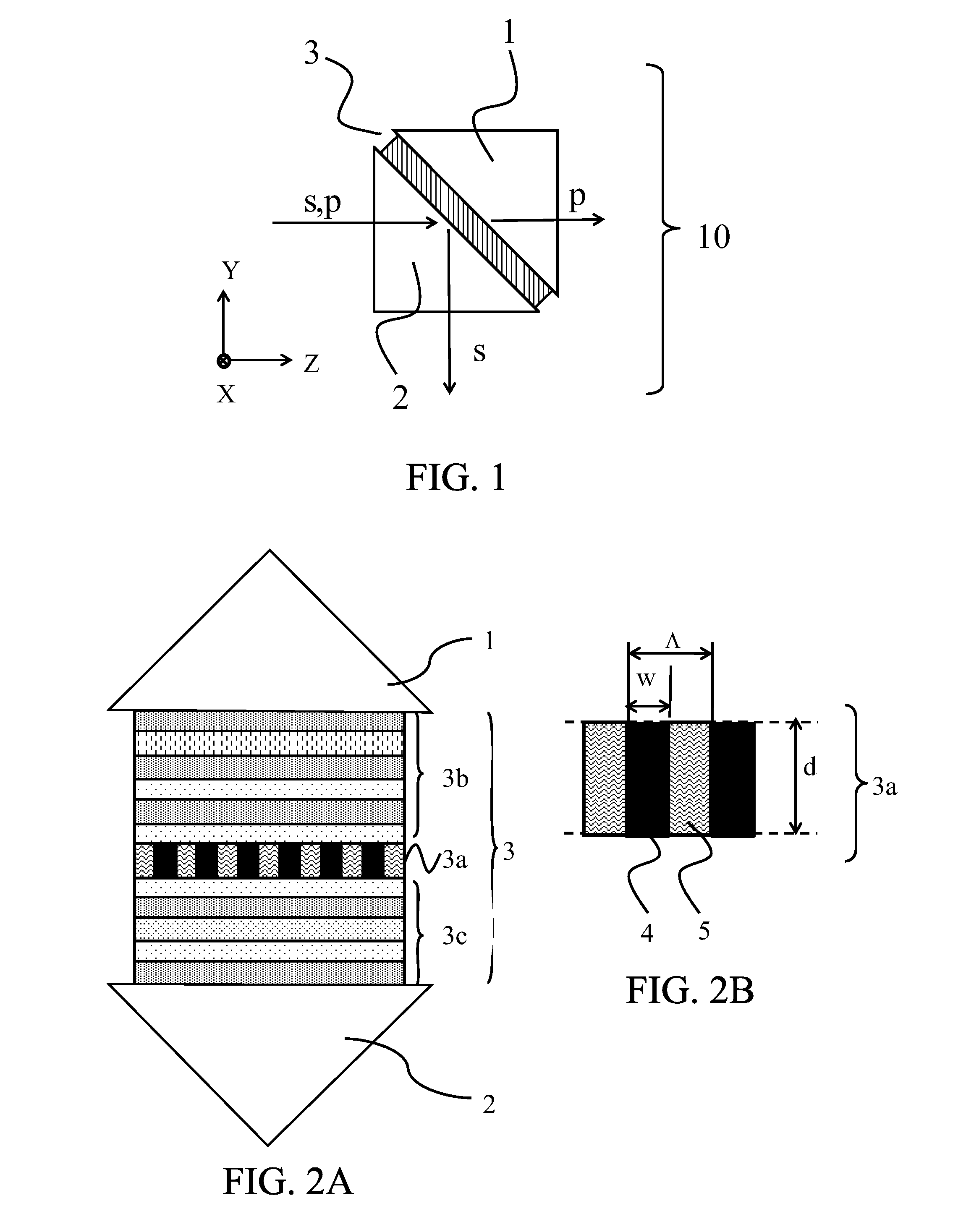 Polarization beam splitting element and image projection apparatus