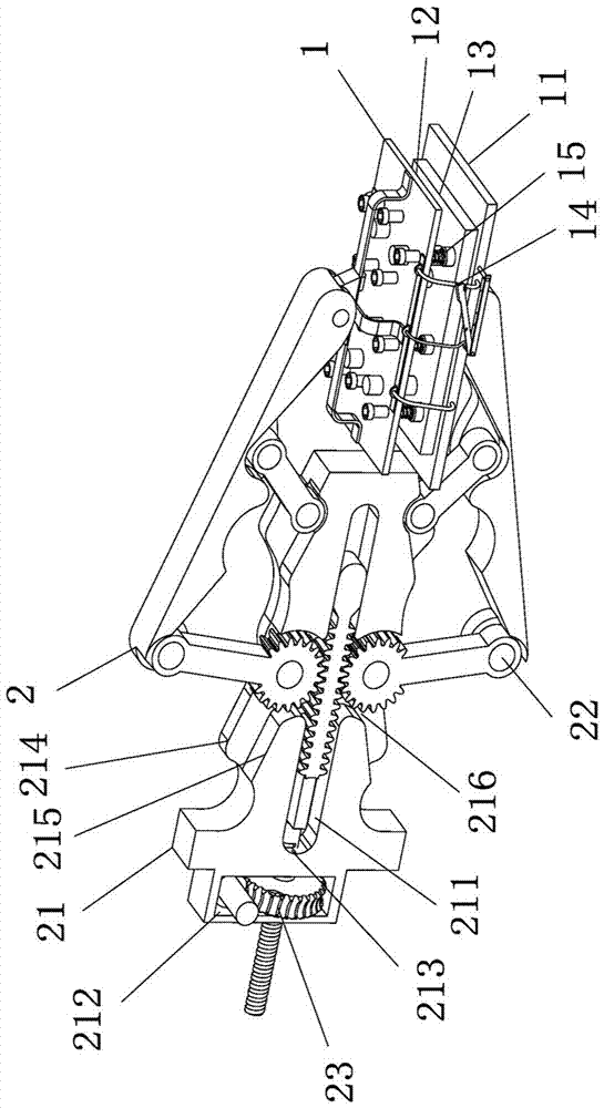 Positioning clamping system of testing machine for automatic transmission valve body assembly of automobile