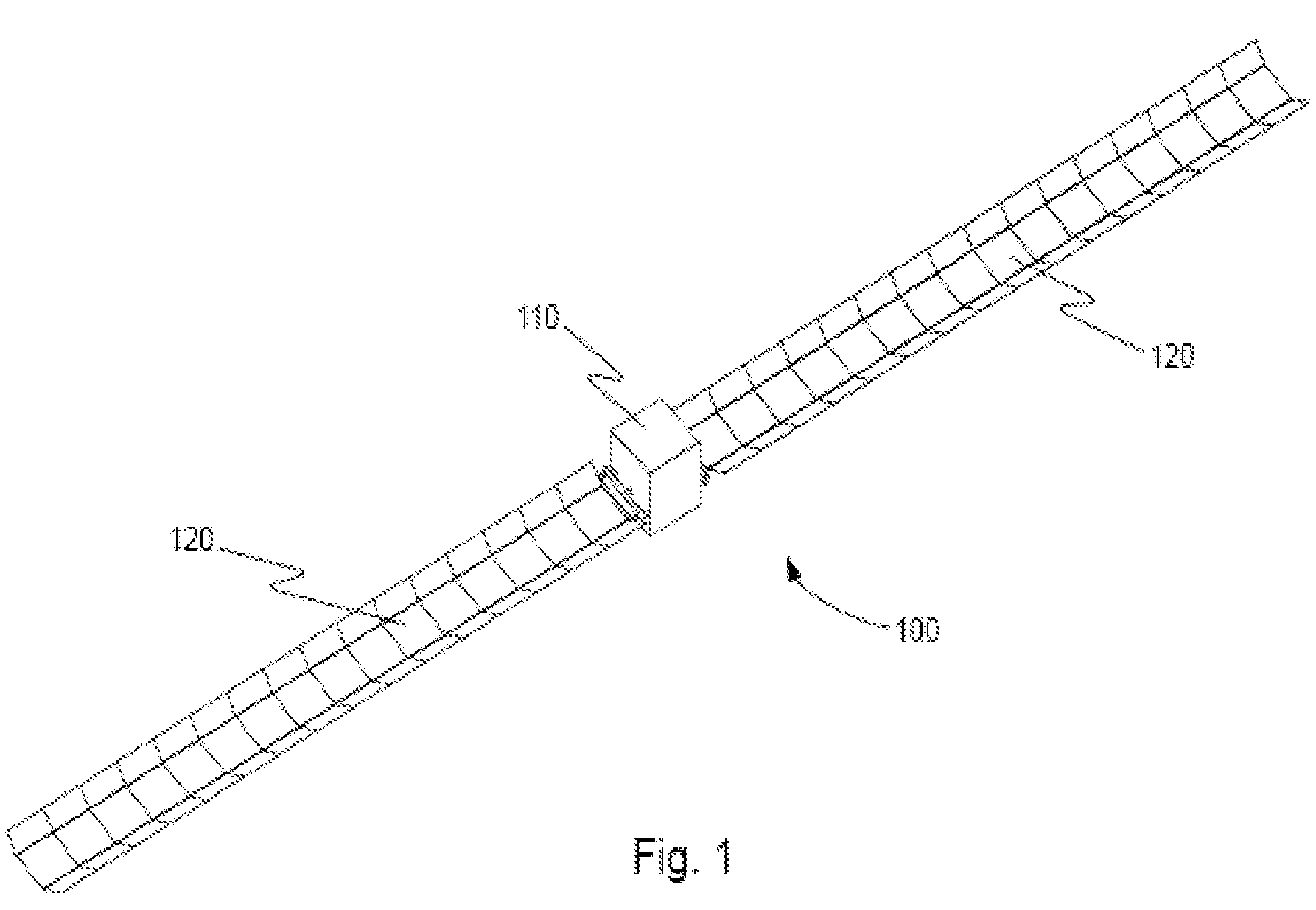 Large-scale deployable solar array