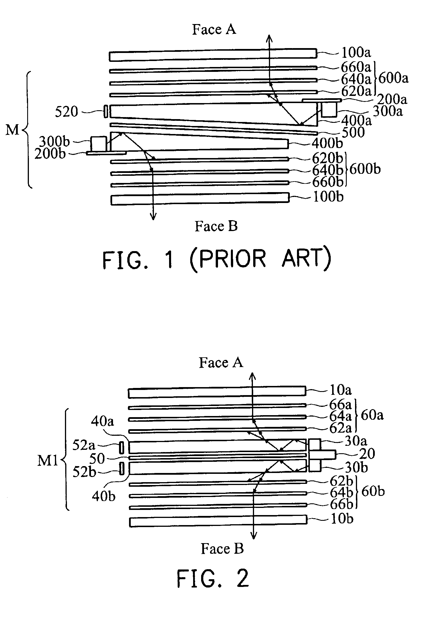 Light module and flat panel display including the light module