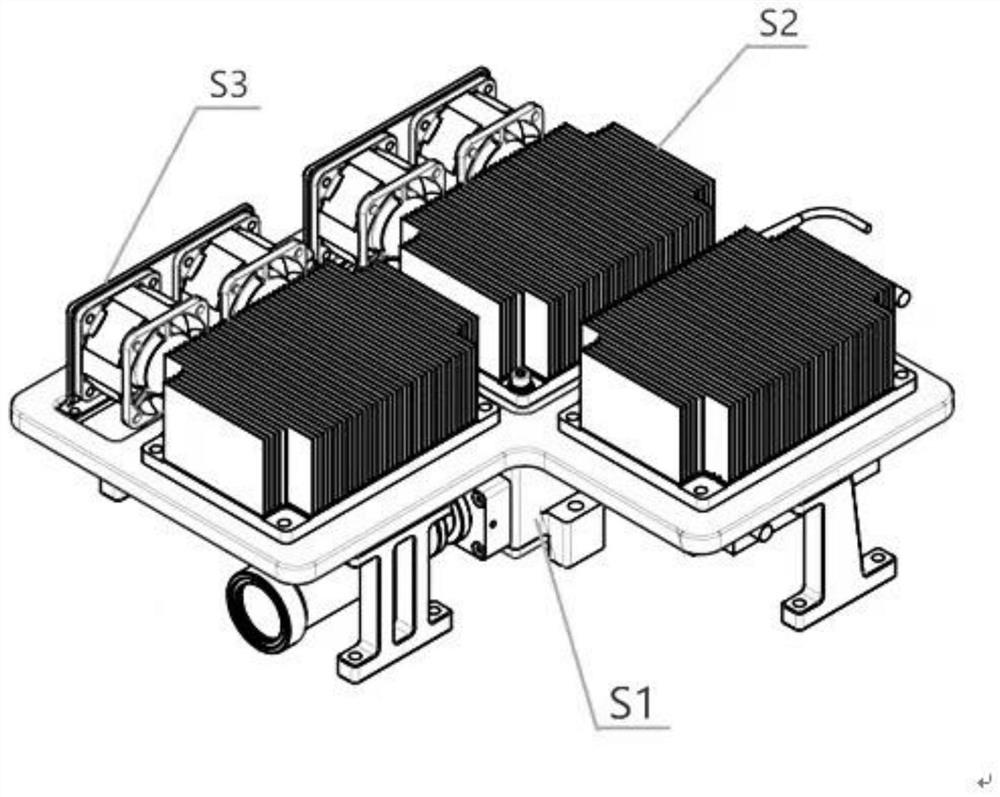 High-stability air-cooled green laser