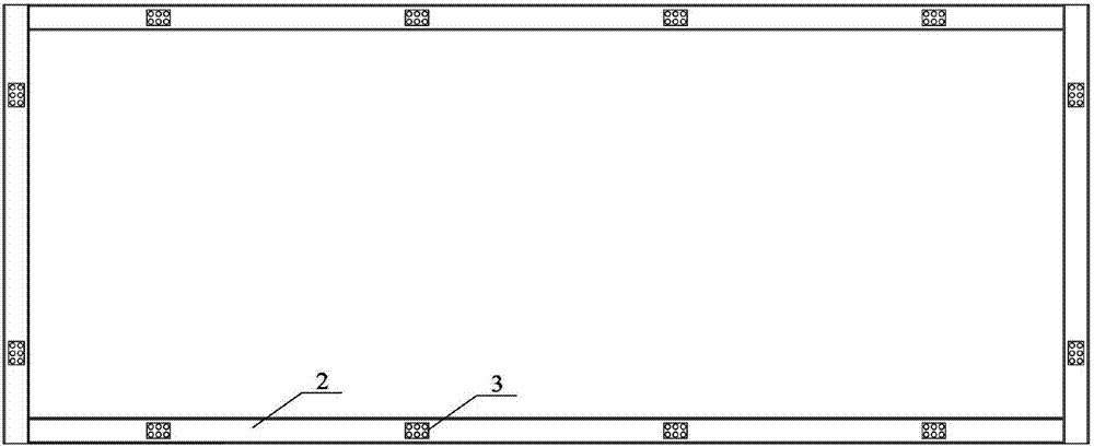 Large soil-underground structure pseudo-static test device and method