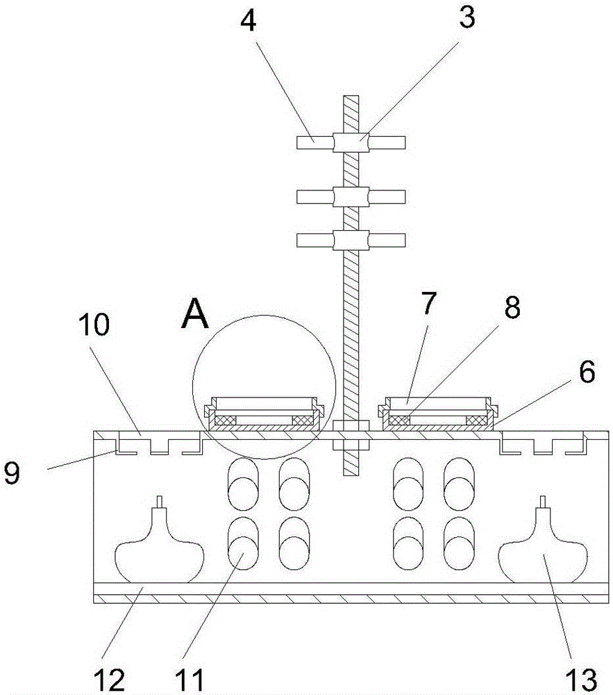 Multifunctional chemical experiment support heating device