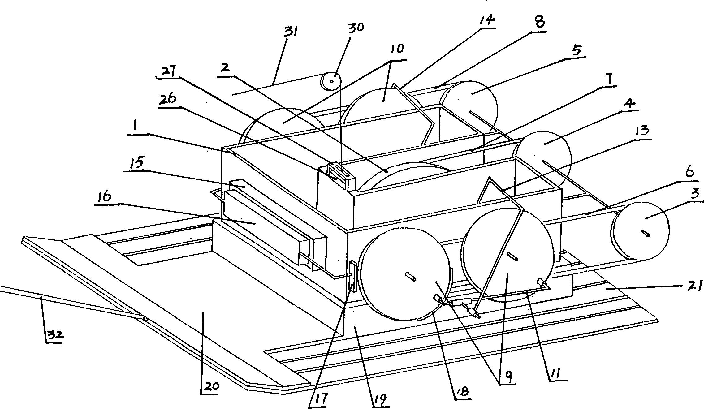 Pressure producing reduction apparatus of automobile