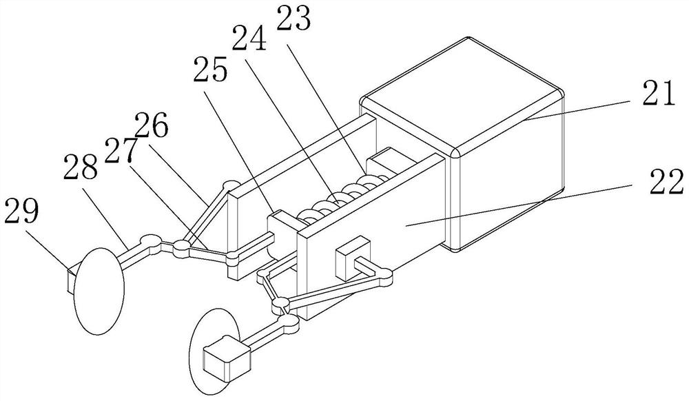 A leveling and pasting device for tax bills of transportation enterprises