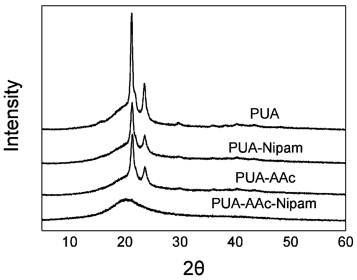 Multi-responsive shape memory urethane acrylate copolymer and preparation method thereof