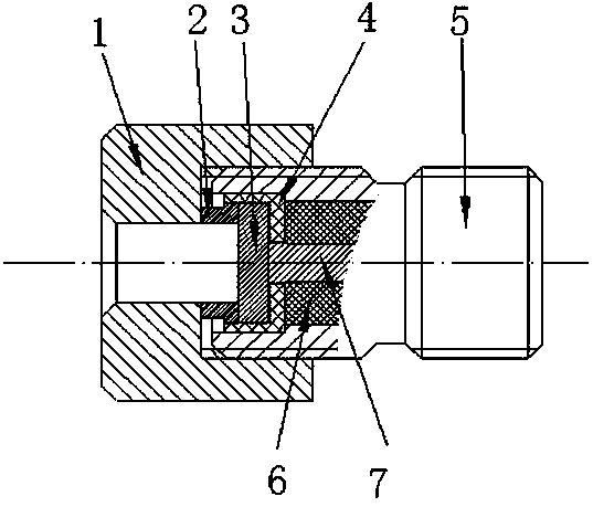 A mesh electrode diamond X-ray measuring device