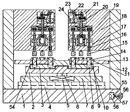 Work blade assembly method and equipment based on light guide technology