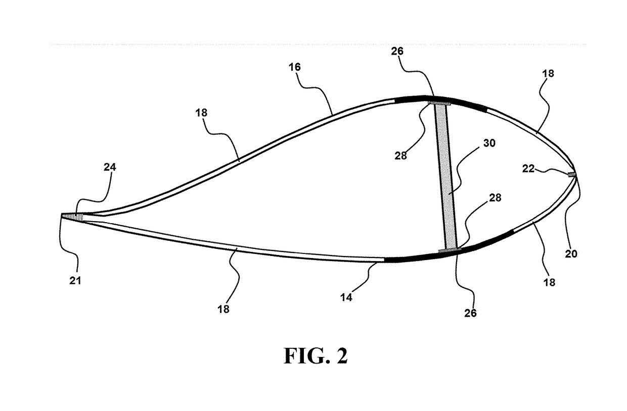 Method and apparatus for contrast enhanced photography of wind turbine blades