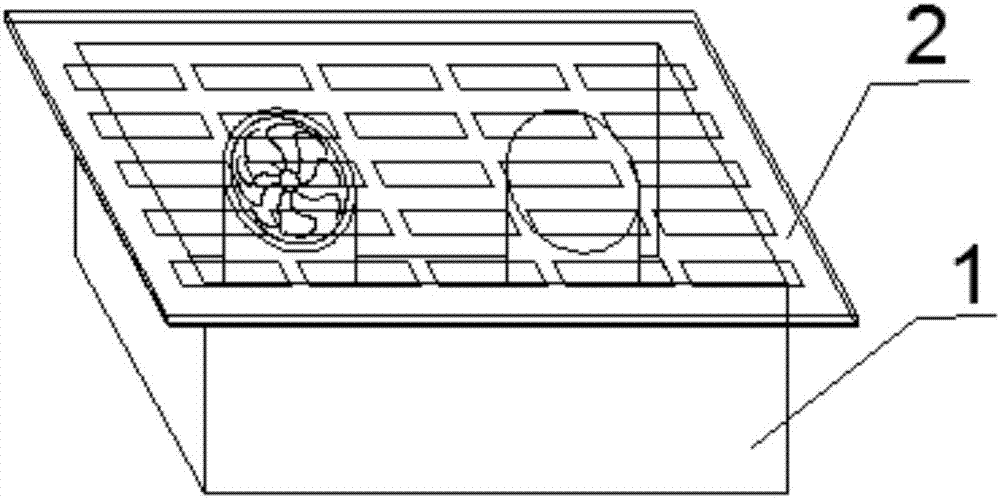 Intelligent manhole cover for solving urban air pollution