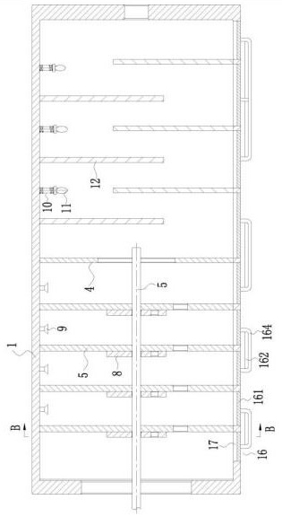 A chemical waste gas purification treatment device