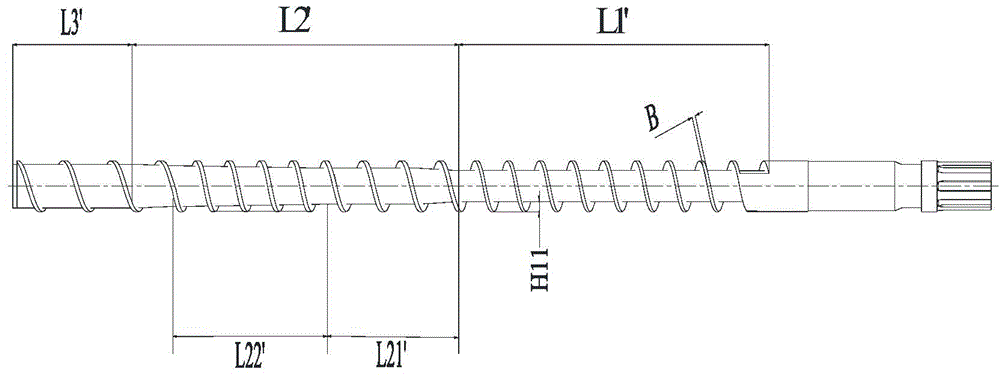 Injection molding machine and glue melting threaded rod thereof