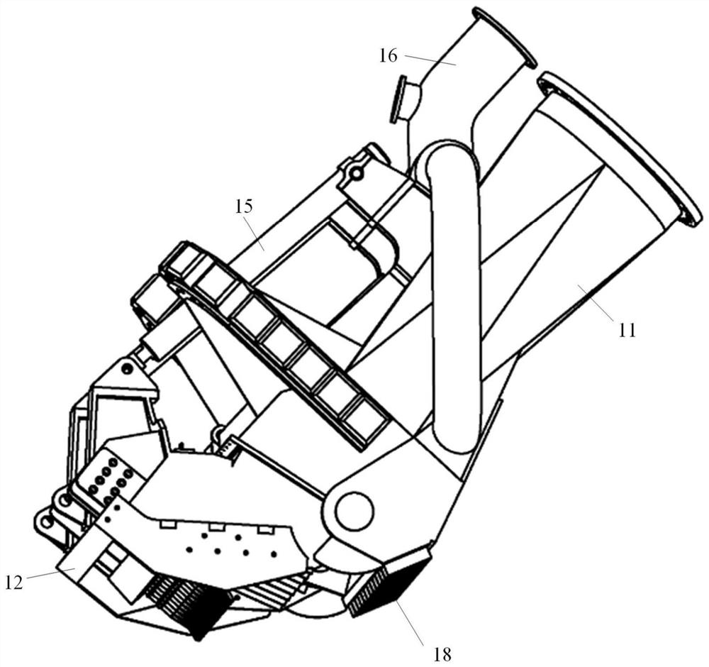 Trailing suction dredger with outer rotor motor driven hob head