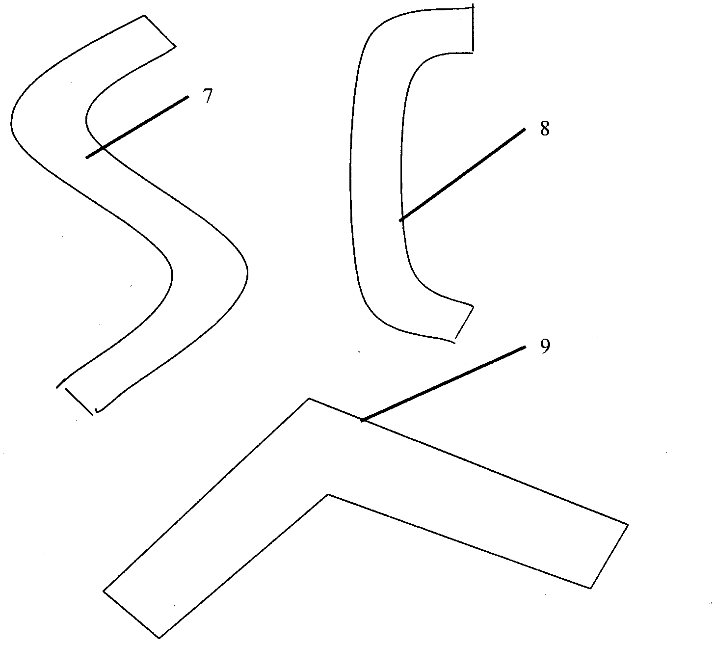 Method for magnetic filtration of strip-sectional vacuum cathodic arc plasma