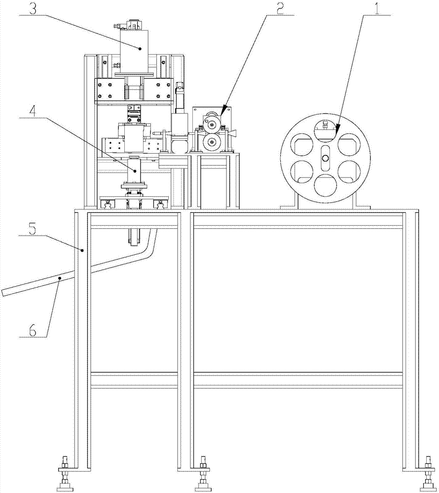 Fixed-length metal wire winding device