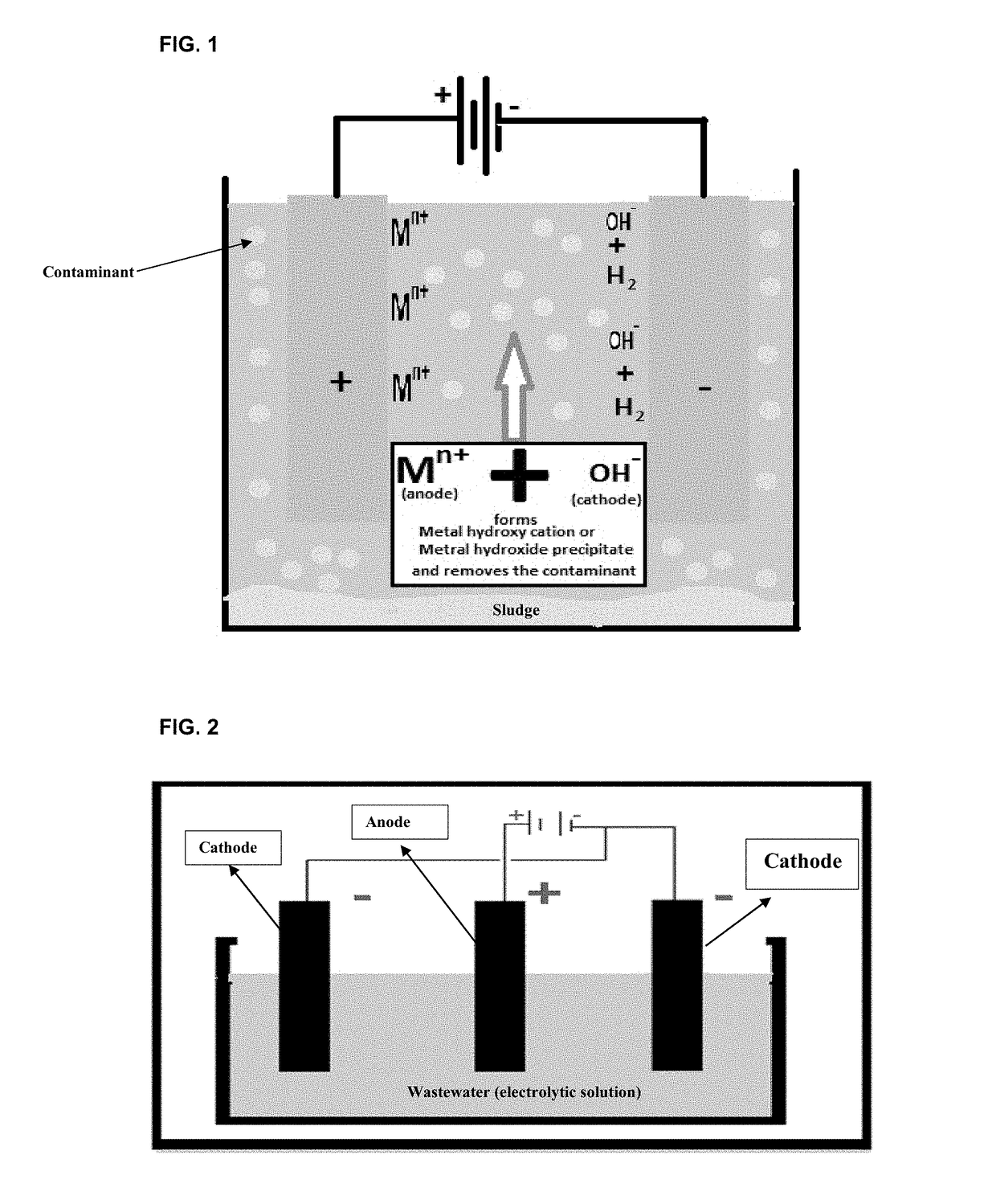 Electrocoagulation using oscillating electrodes