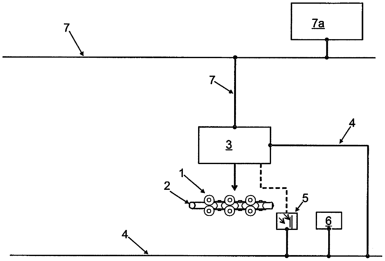 Device for controlling a stretch-reducing mill