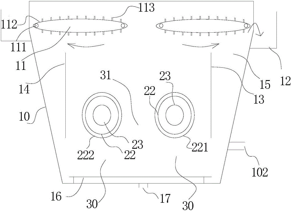 Flotation equipment integrating quantitative chemical adding, reverse stirring and central pulp conditioning