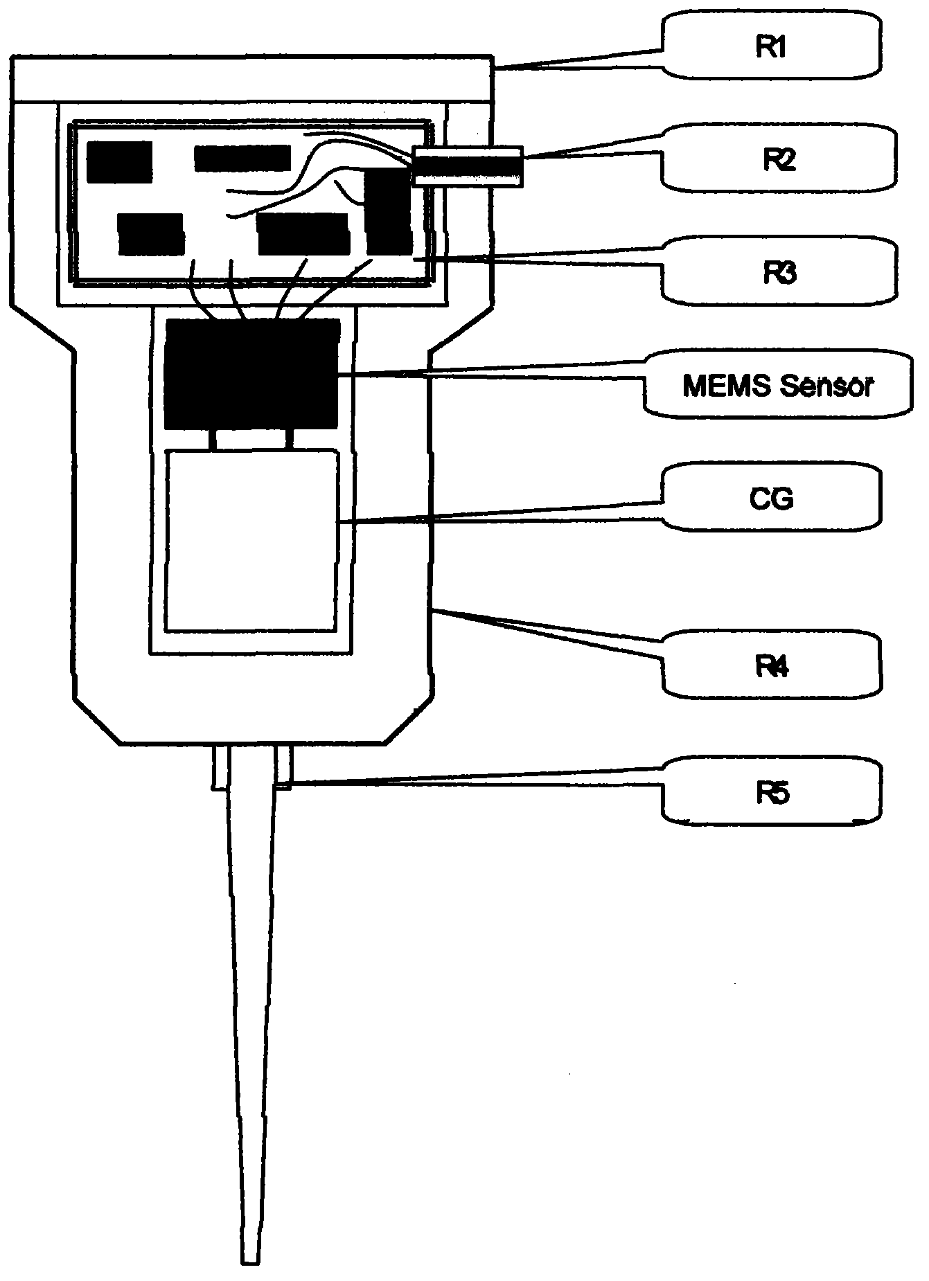 Land-use four-component digital geophone