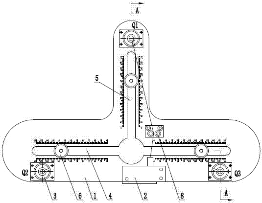 Flange position measuring instrument and flanged pipe fitting reshaping machine