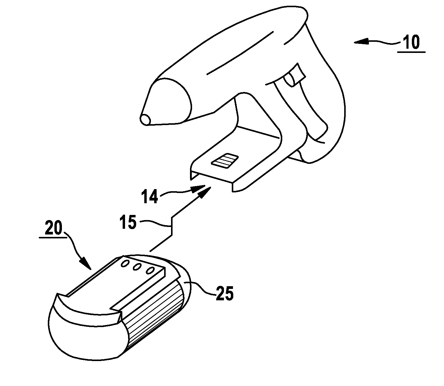 Making electrical contact with a rechargeable battery having a plurality of rechargeable battery cells