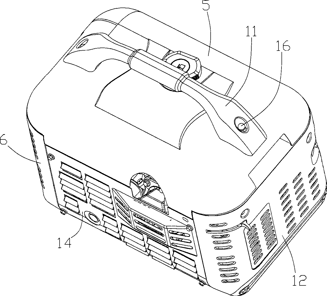 Portable generator set