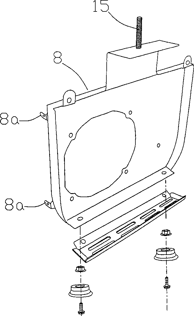 Portable generator set