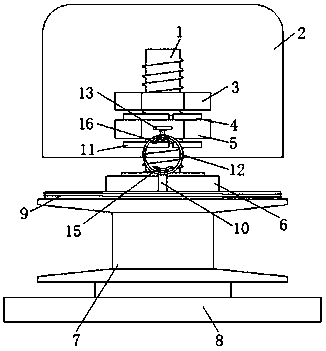 A terminal post of a new energy vehicle motor