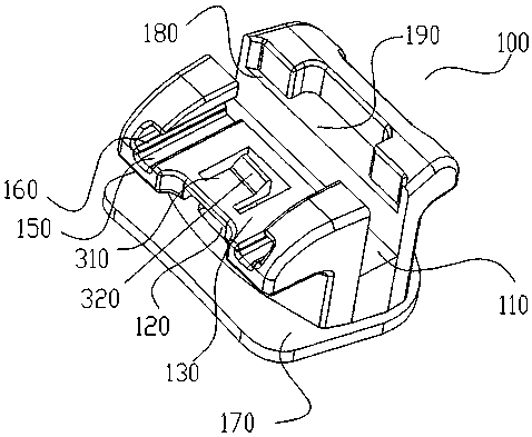 Self-ligating bracket