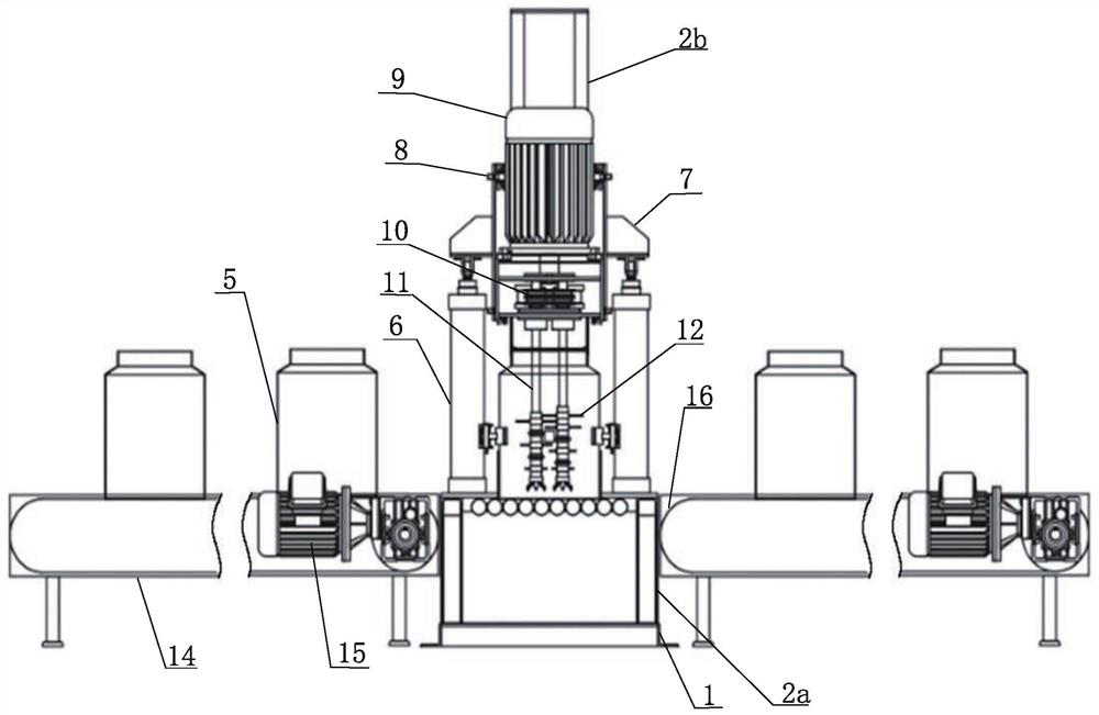 A kitchen waste automatic crushing and pulping process