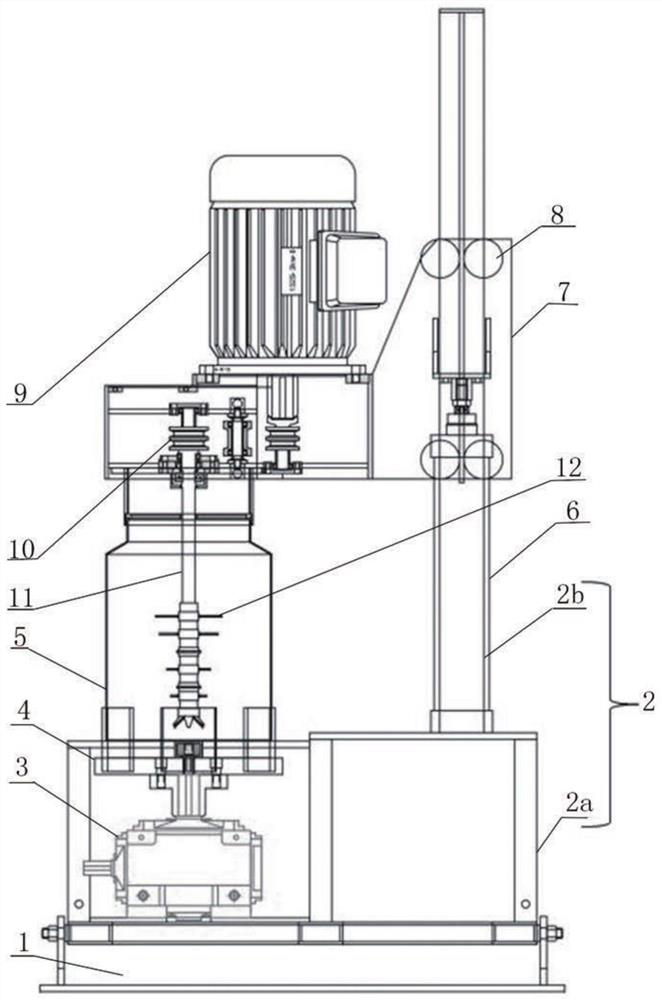 A kitchen waste automatic crushing and pulping process