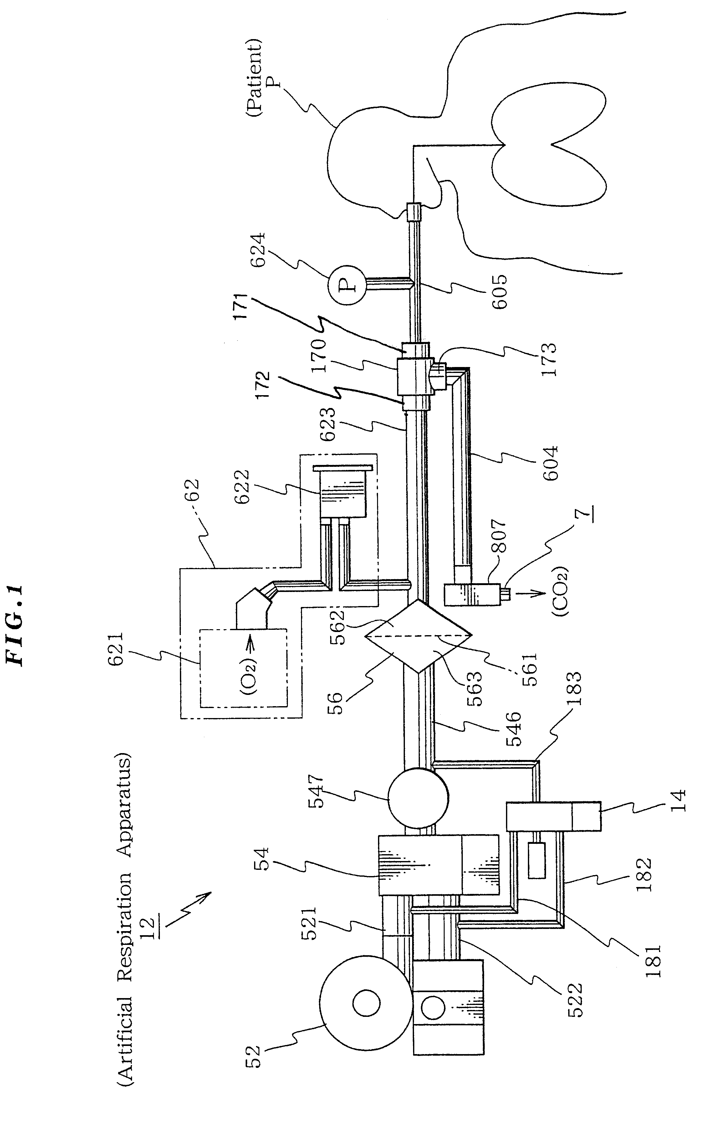 Artificial respiration apparatus