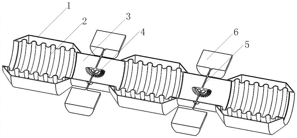 Fluid kinetic energy collecting device for underwater vehicle