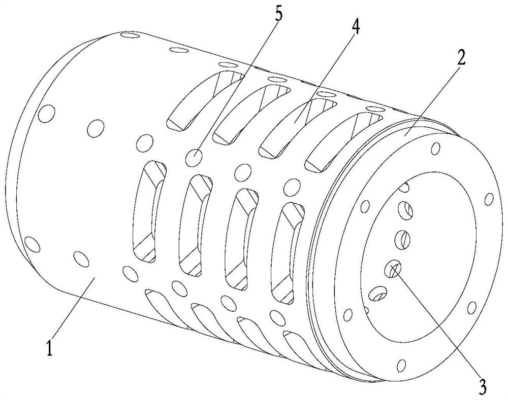 Movable and static ring for integrated sand mill