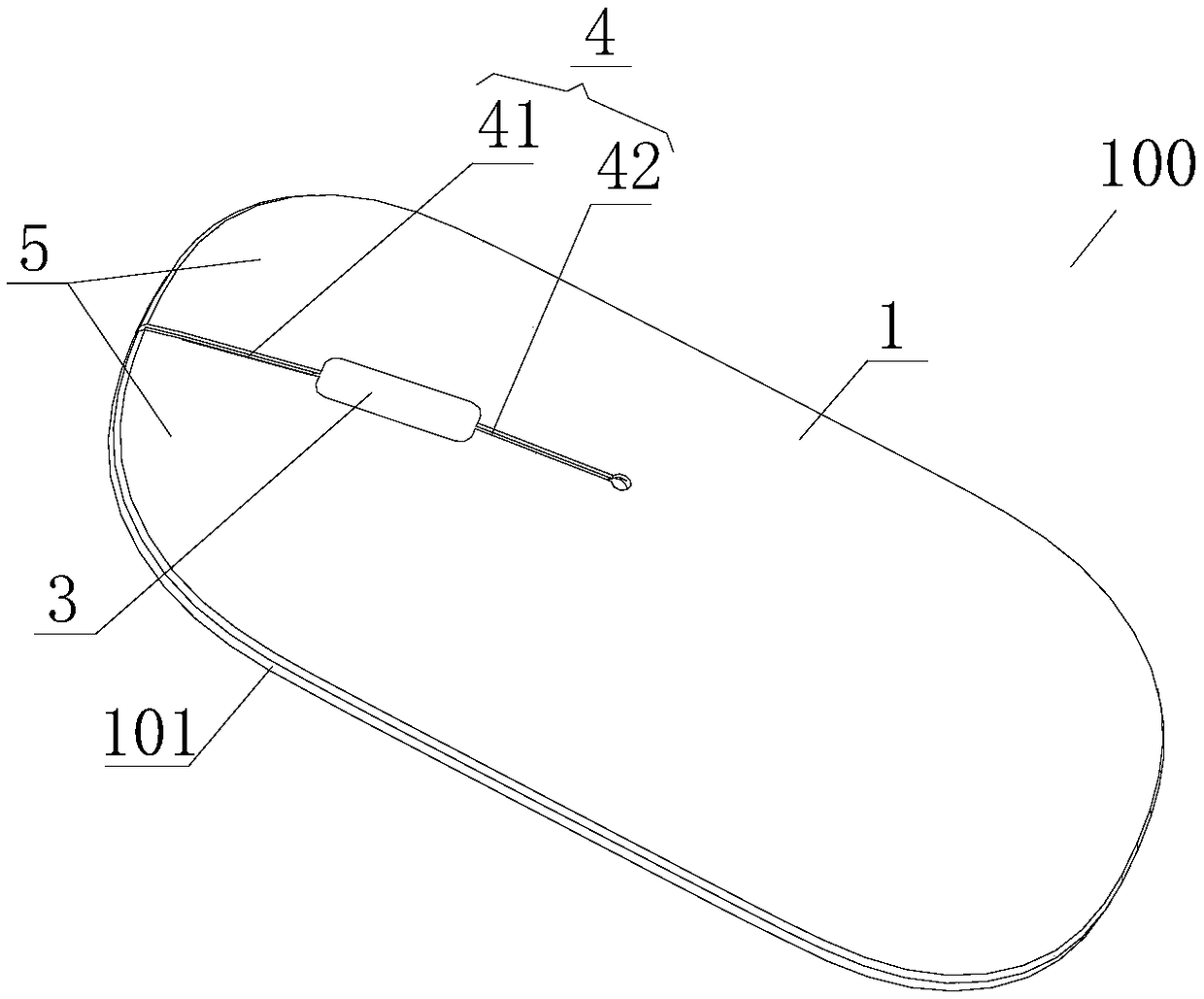 A mouse cover and a mouse to which the mouse cover is applied