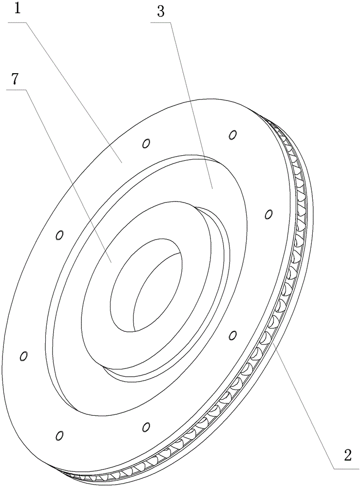 Anti-deformation special-shaped grinding wheel