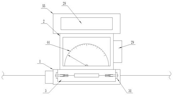 DC current detection system based on intelligent electric power and detection method thereof