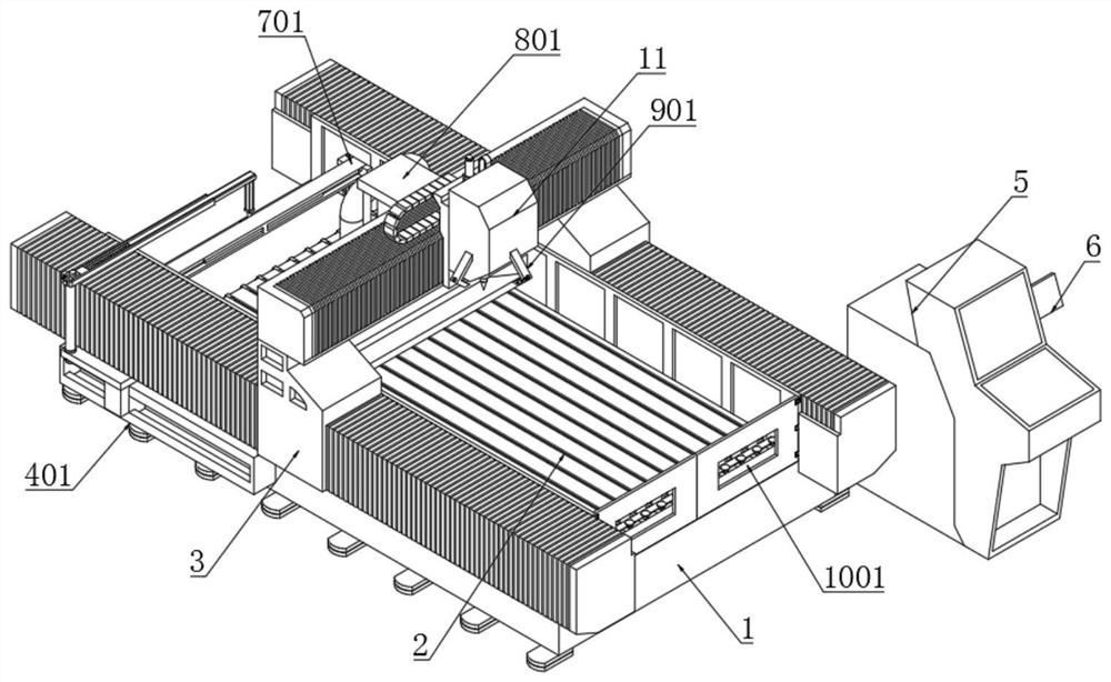 A portable machine tool for aluminum alloy plate processing