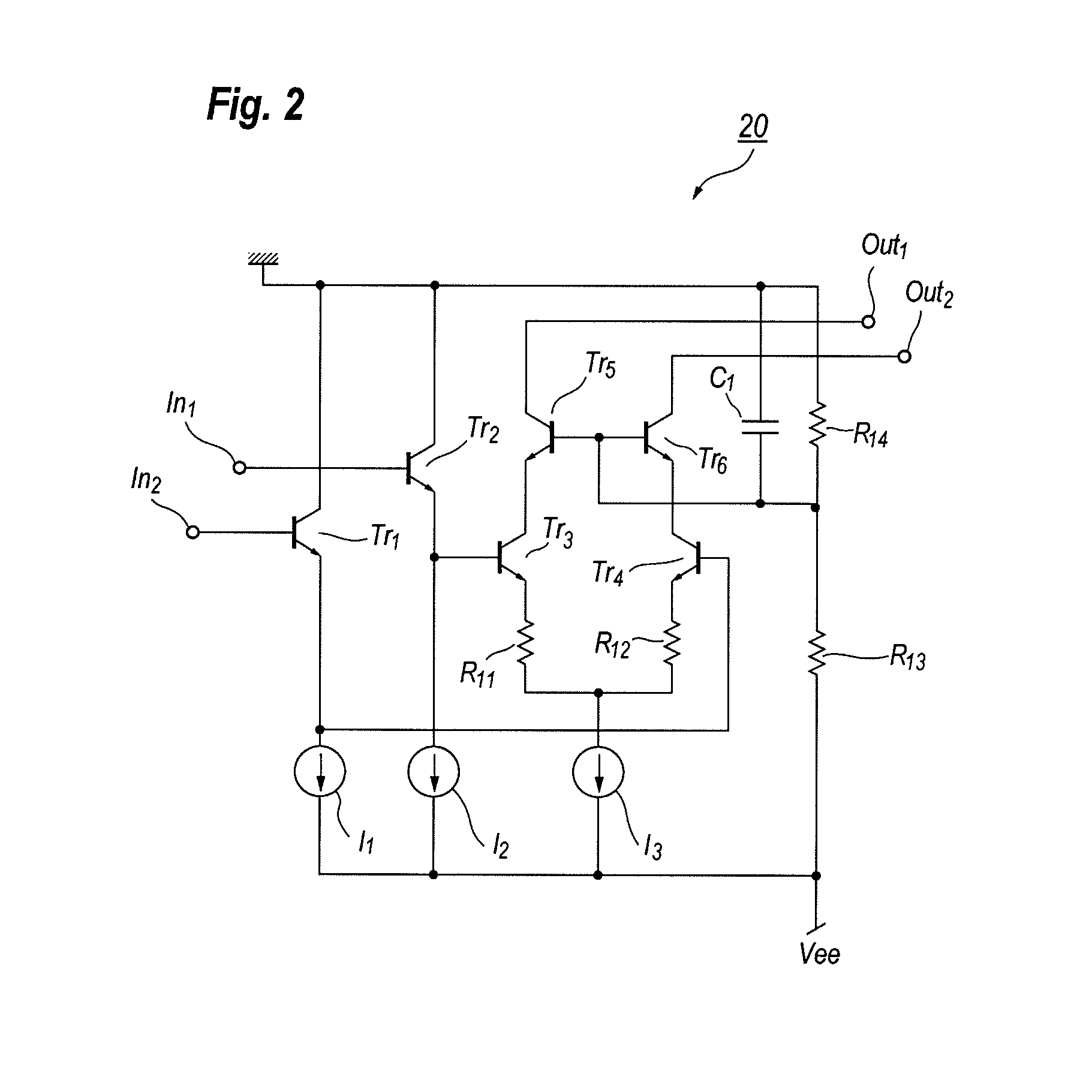 Traveling wave amplifier with pre-emphasis function