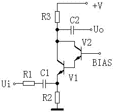 Variable gain audio-frequency amplifier