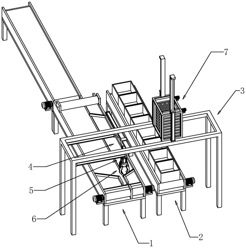 Automatic boxing equipment of apple cleaning line