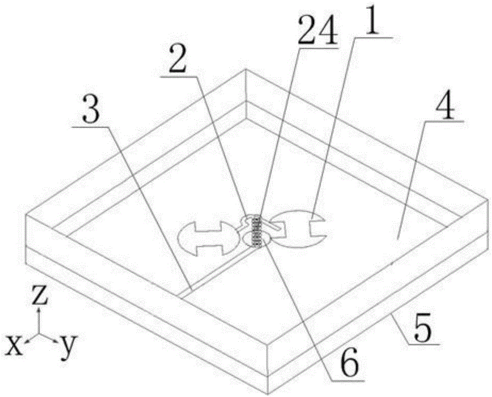 L-shaped probe feeding broadband circularly polarized patch antenna